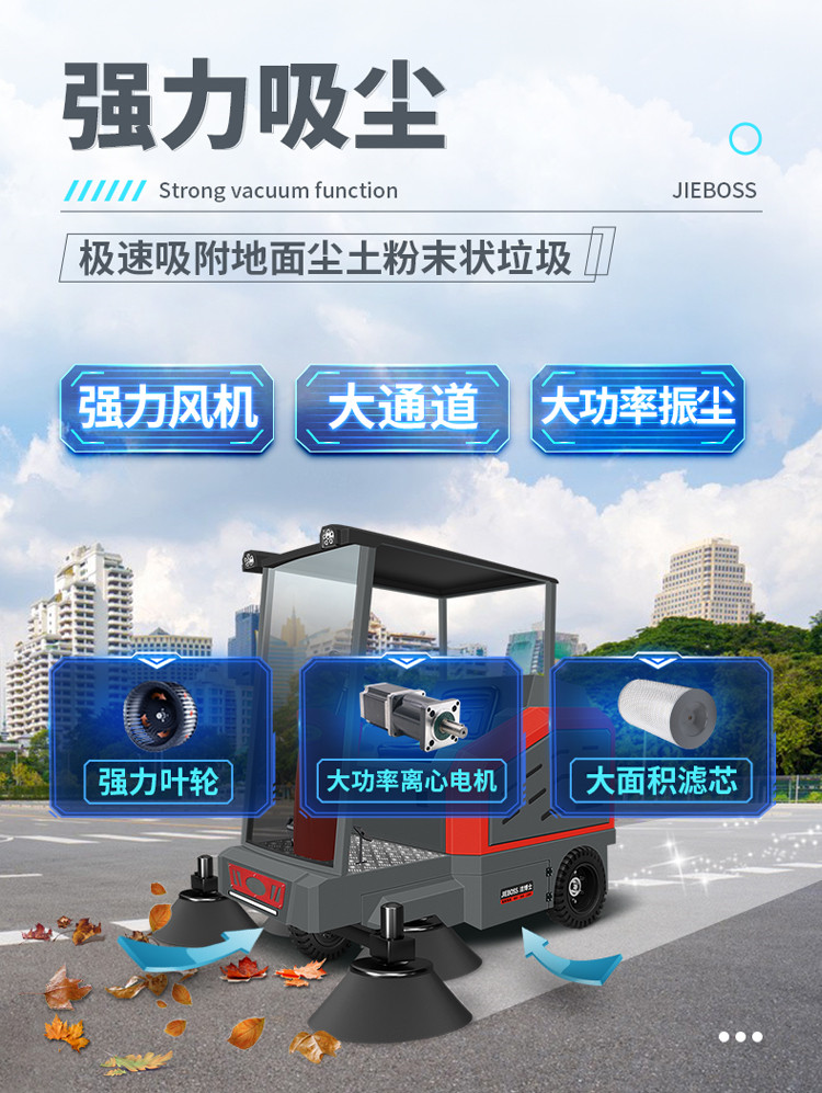 半封閉電動掃地車1950 半封閉電動掃地車1950